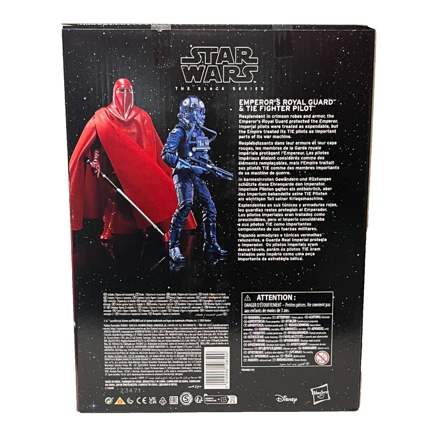 Star Wars Black Series Carbonized Emperor's Royal Guard & Tie Pilot Figure 2Pack