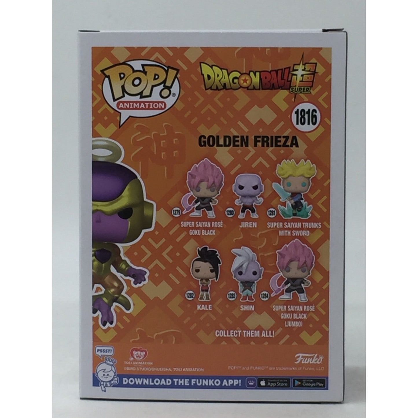 Pop! Animation: Dragon Ball Super - Golden Frieza # 1816 Chalice Collectibles