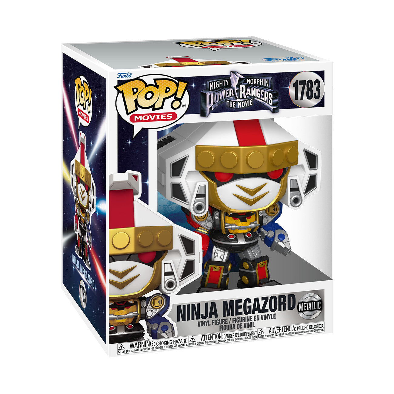 Pop! Movies Power Rangers: The Movie Ninja Megazord (Metallic) # 1783