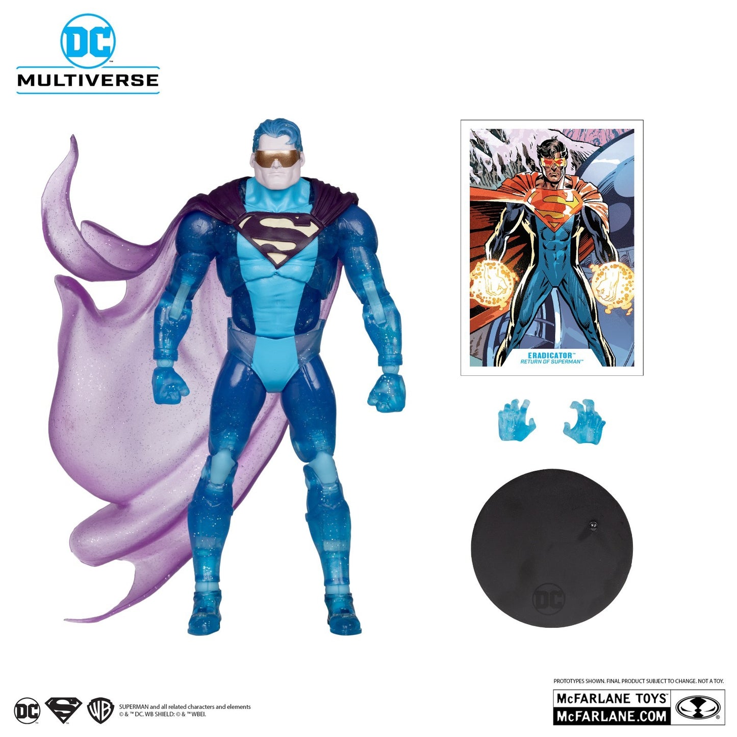 DC Multiverse - Eradicator Return Of Superman Platinum Chase Figure