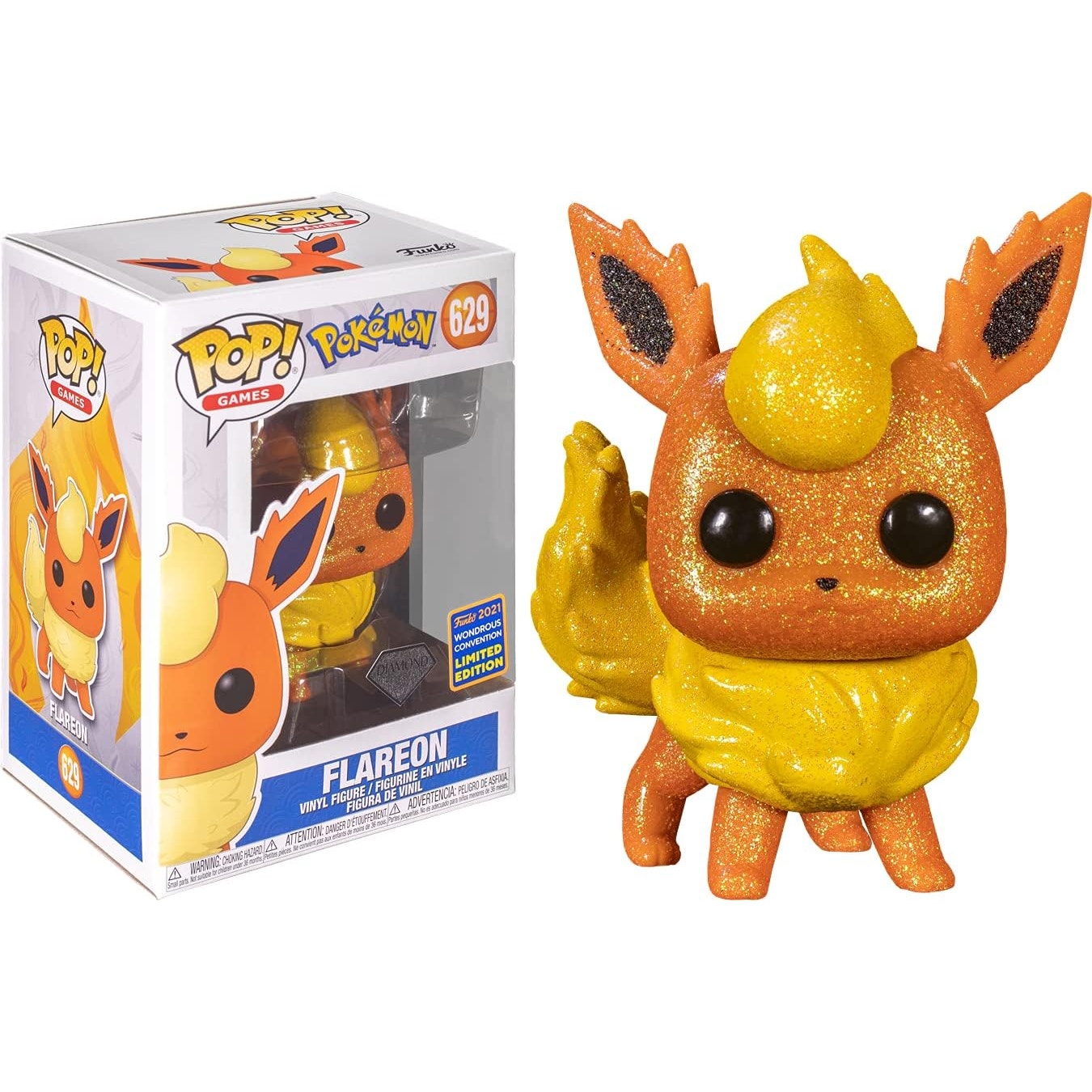 Pokemon - Flareon (Diamond Glitter) WonderCon Exclusive # 629