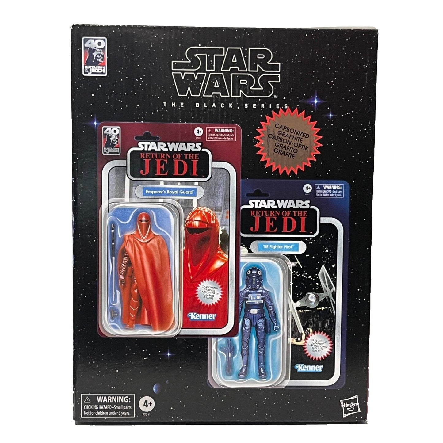 Star Wars Black Series Carbonized Emperor's Royal Guard & Tie Pilot Figure 2Pack