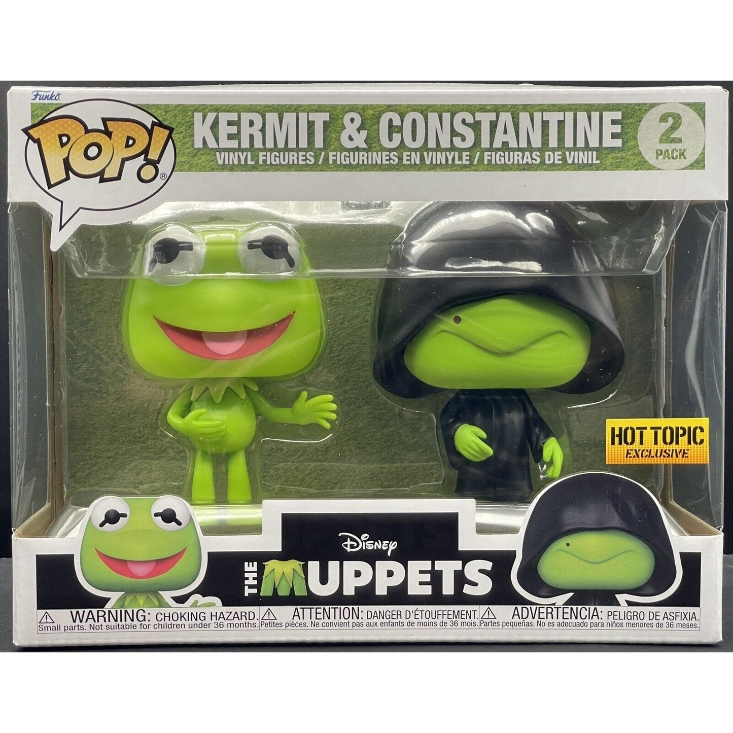 Funko Pop! Kermit & Constantine -The Muppets 2pk - Hot Topic Exclusive