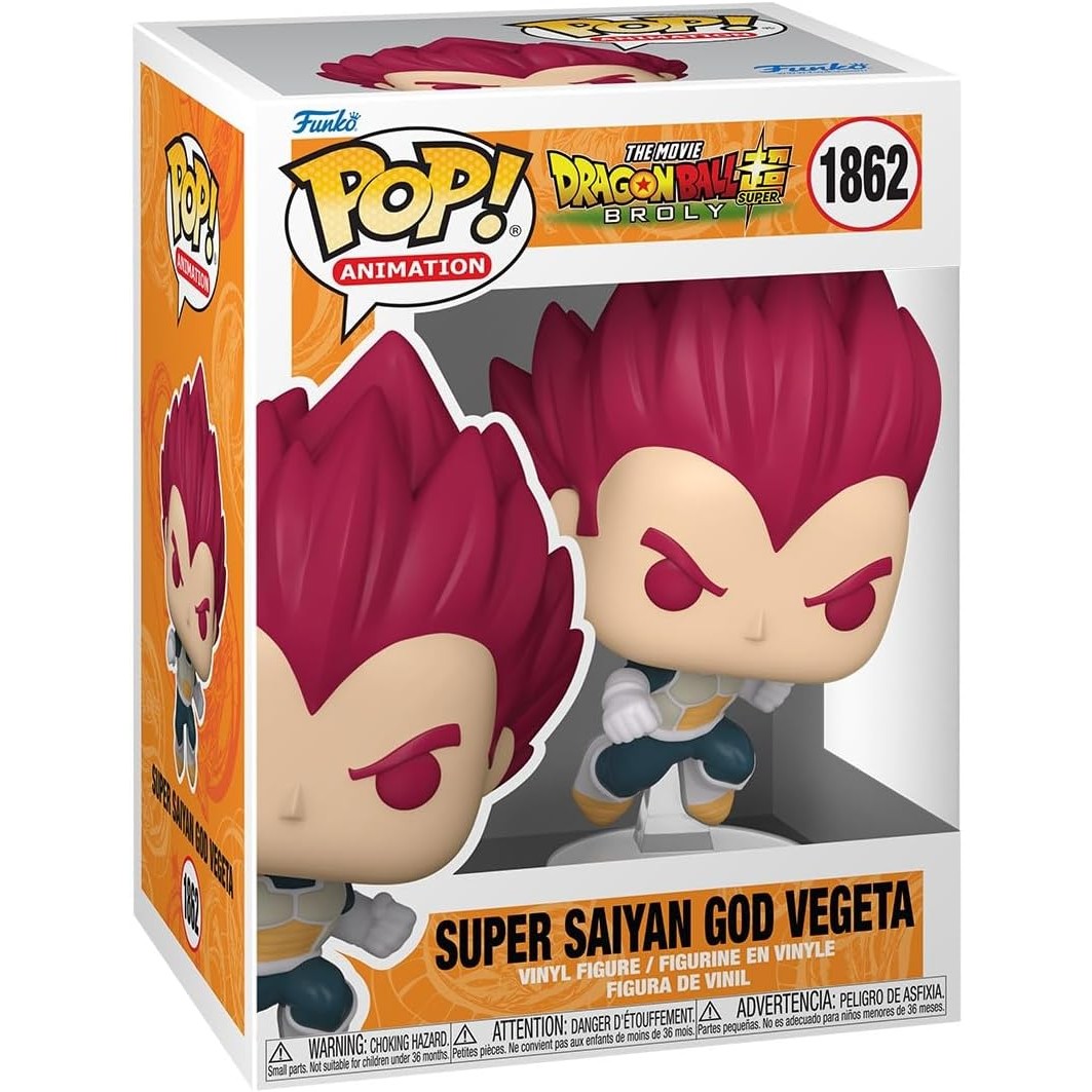 Funko POP Animation: Dragon Ball Super: Broly - Super Saiyan God (SSG) Vegeta # 1862