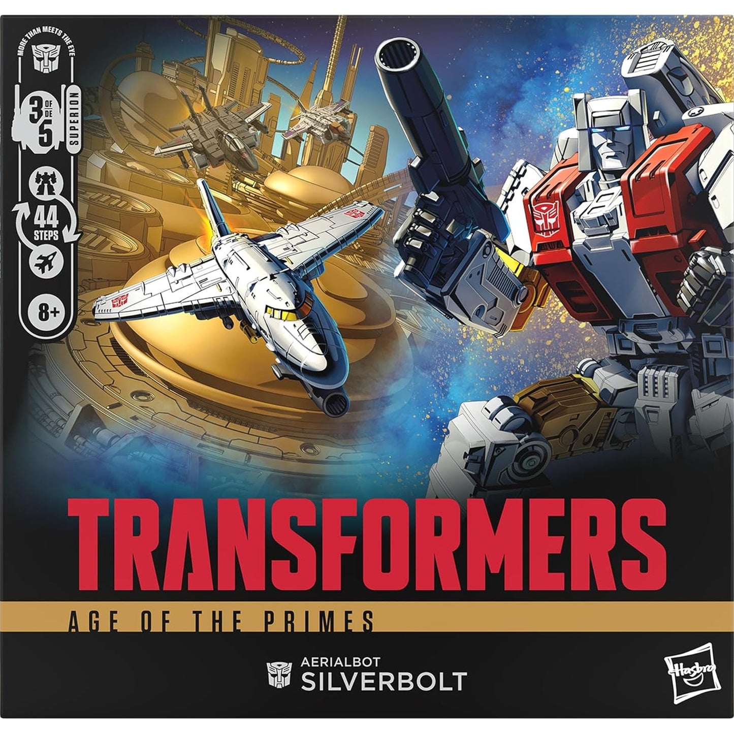 Transformers Age of The Primes Aerialbot Silverbolt, 7-inch Action Figure