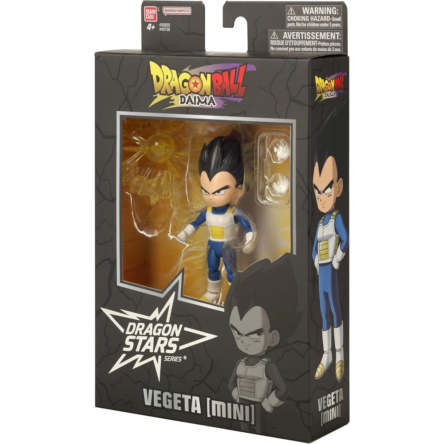 Bandai - Dragon Ball DAIMA Dragon Stars - Vegeta (Mini) Action Figure