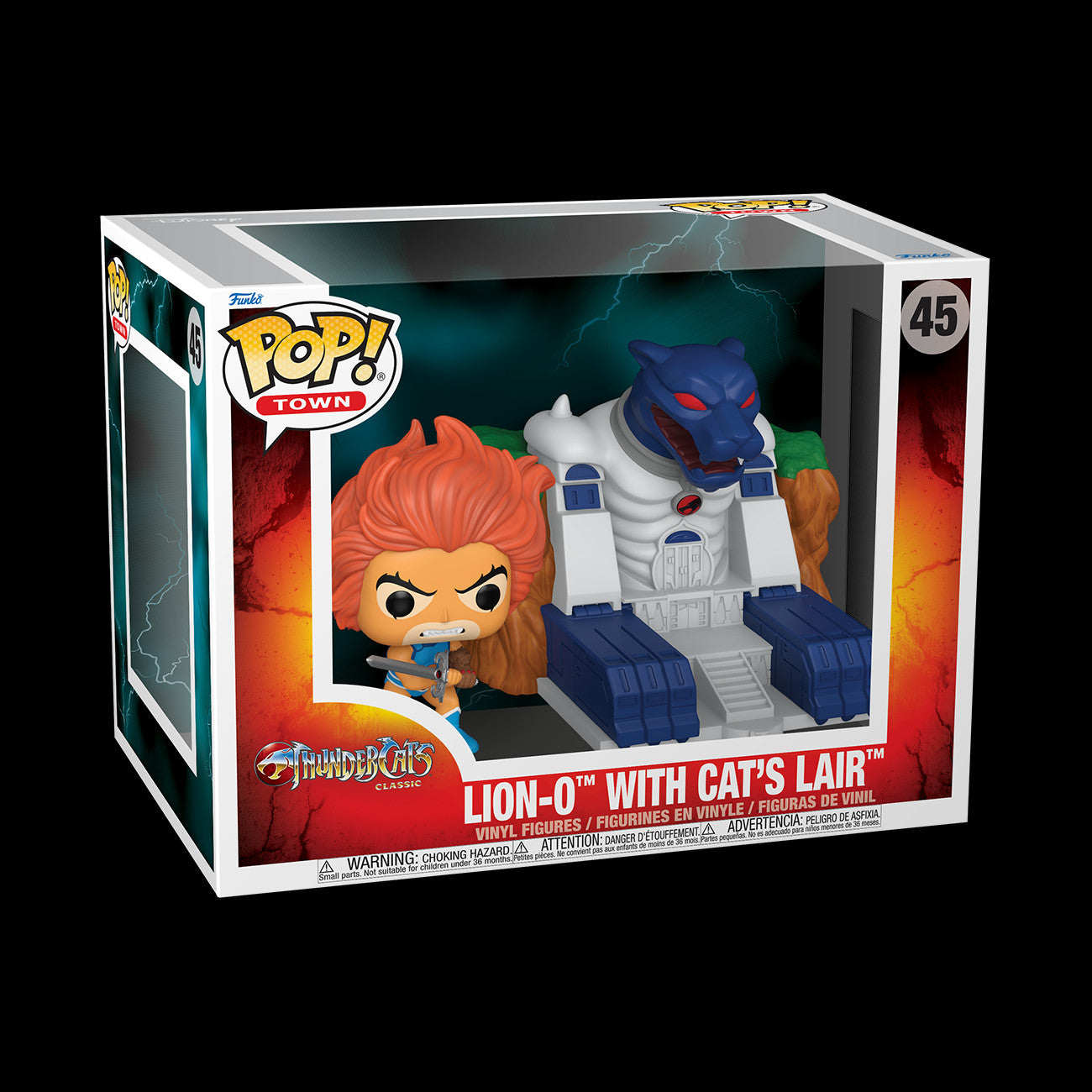 Funko Pop! Town - Thundercats Lion-O with Cat's Lair # 45