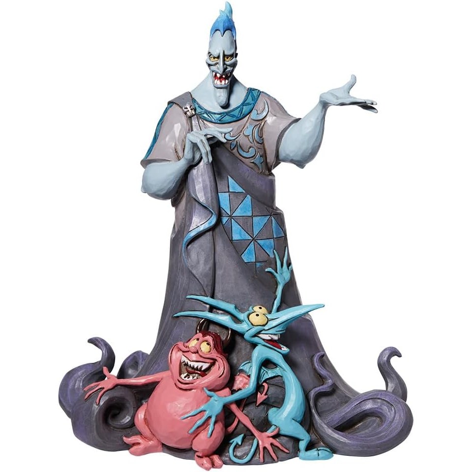 Enesco Disney Traditions by Jim Shore Hercules Hades with Demons Pain and Panic Figurine, 9.25 Inch, Multicolor