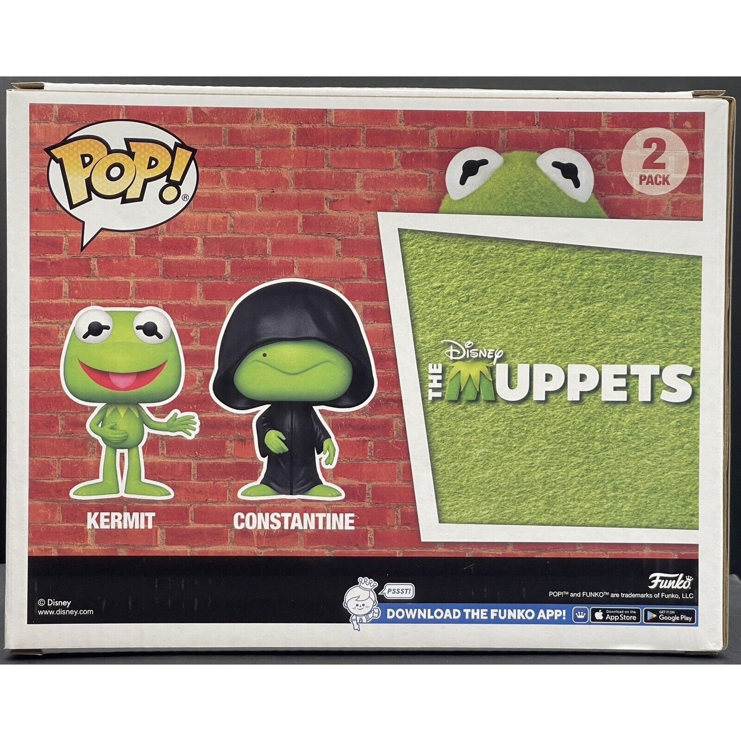 Funko Pop! Kermit & Constantine -The Muppets 2pk - Hot Topic Exclusive