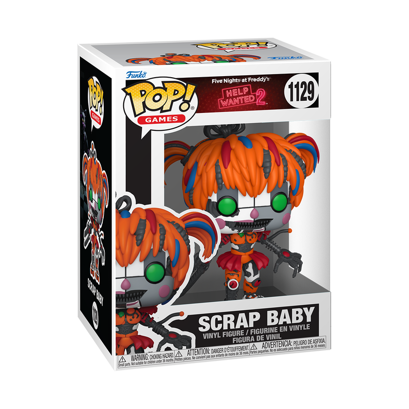 Pop! Games: Five Nights At Freddy's (Help Wanted 2) - Scrap Baby #1129 With Protector