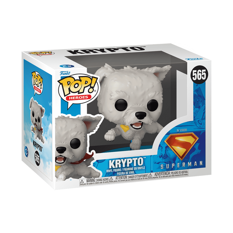 Funko Pop! Heroes: Superman (2025) - Krypto #565 With Protector