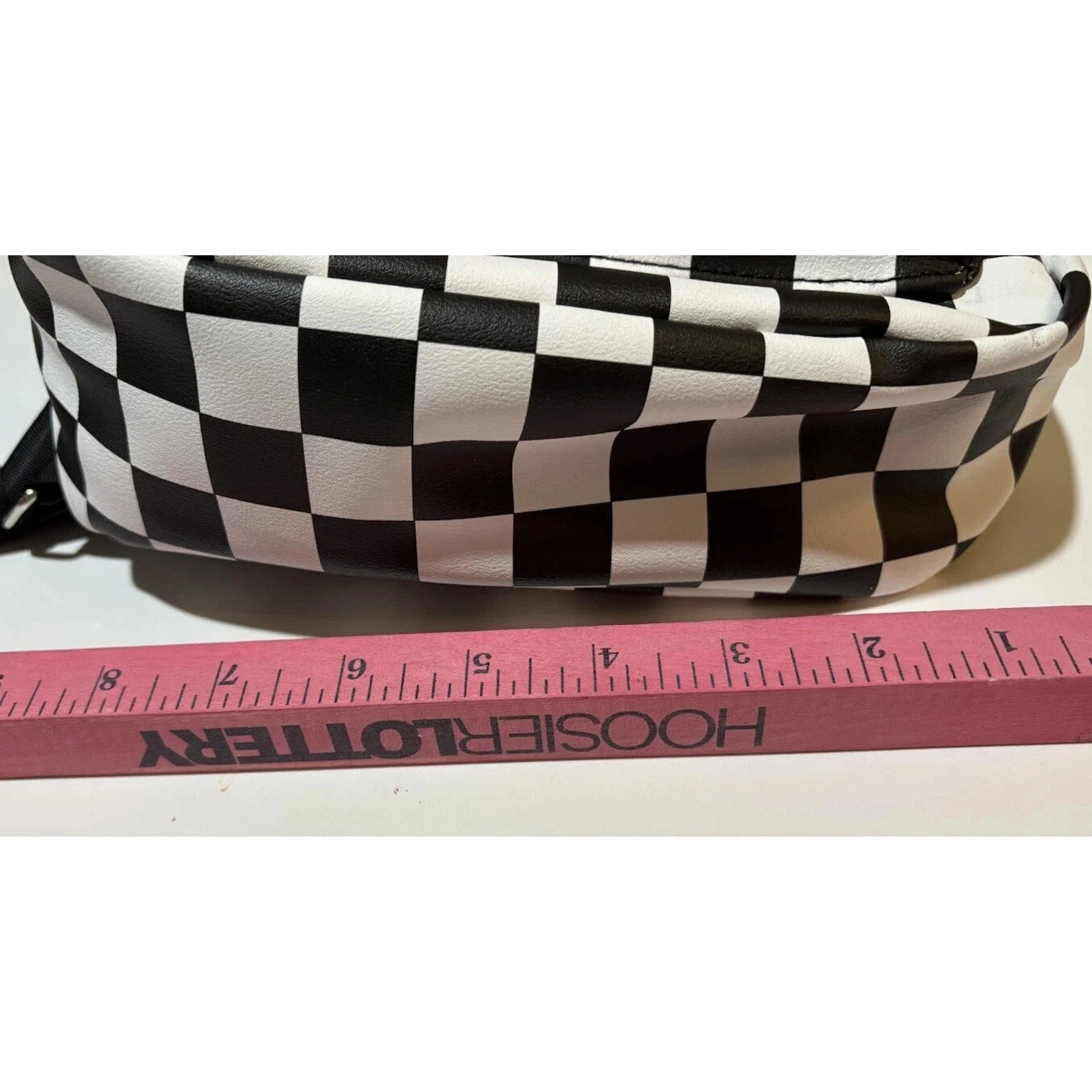 Bioworld Powerpuff Girls Black and White Checkered Mini Backpack
