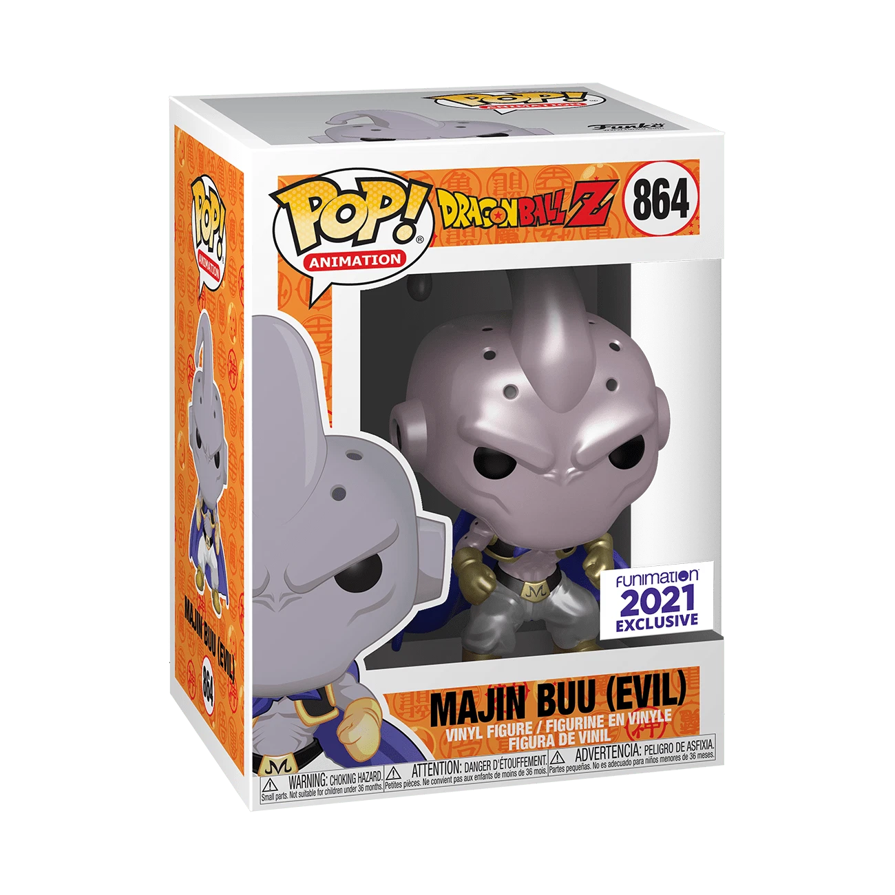 Pop! Animation Dragonball Z - Majin Buu Evil Metallic Exclusive # 864