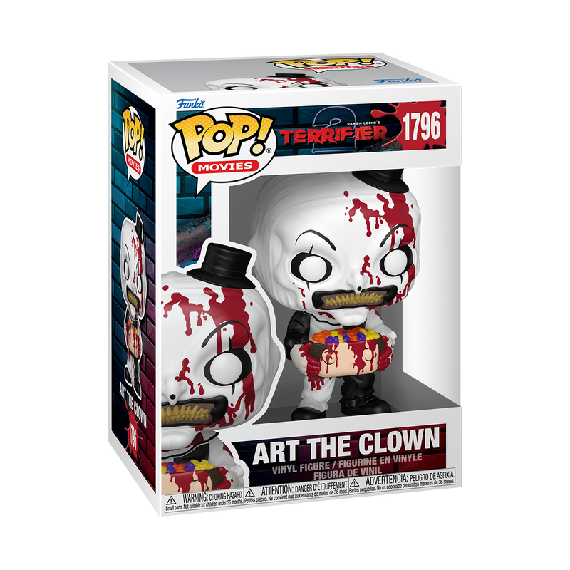 Funko Pop! Movies: Terrifier 2 - Art the Clown With Head (Bloody) #1796 With Protector