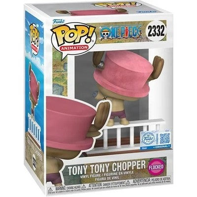 Funko Pop! Animation: One Piece Tony Tony Chopper (Going Merry) Flocked Exclusive #2332 With Protector