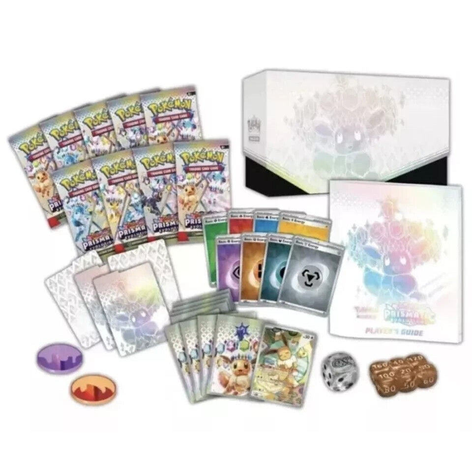 Pokémon Scarlet & Violet Prismatic Evolutions Elite Trainer Box