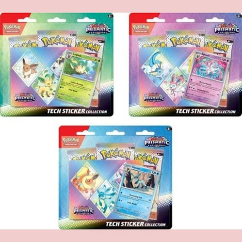 Pokémon TCG: Prismatic Evolutions Tech Sticker Collection