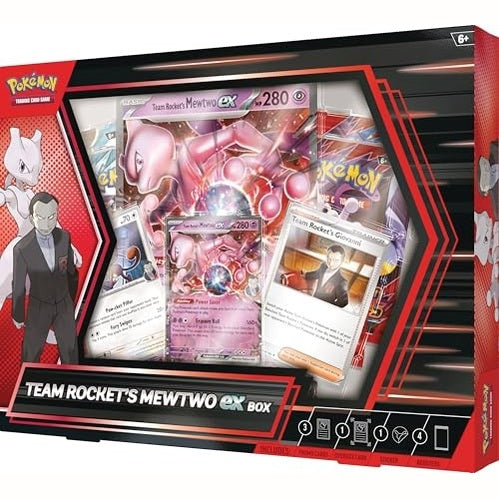 Pokémon TCG: Team Rocket's Mewtwo ex Box