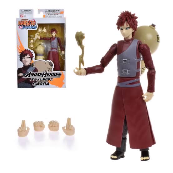 Naruto Shippuden Gaara Anime Heroes 6.5-Inch Action Figure