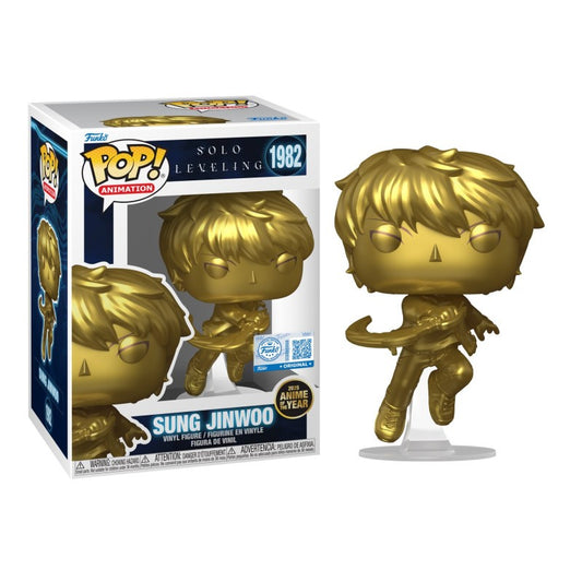 Funko Pop! Animation: Solo Leveling - Sung Jinwoo Exclusive #1982 With Protector