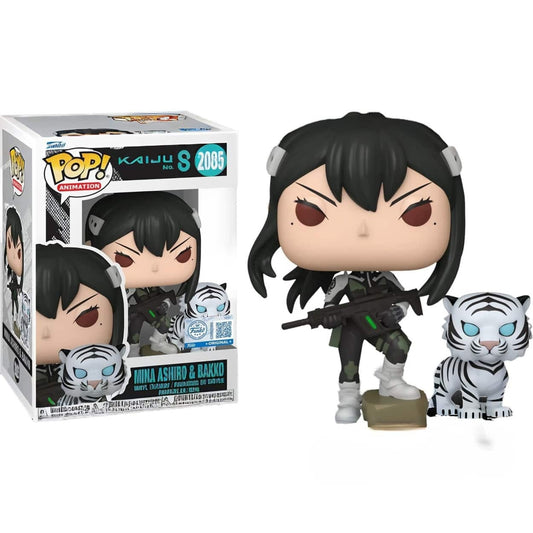 Funko Pop! Animation: Kaiju No.8 - Mina Ahiro & Bakko Exclusive #2085 With Protector