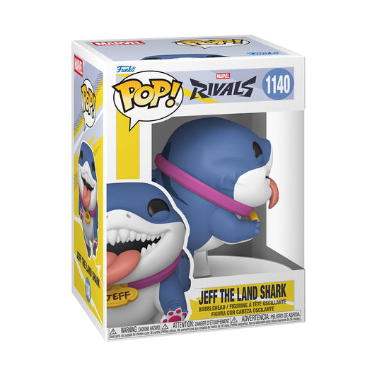 Funko Pop! Games: Marvel Rivals Jeff the Land Shark #1140 With Protector