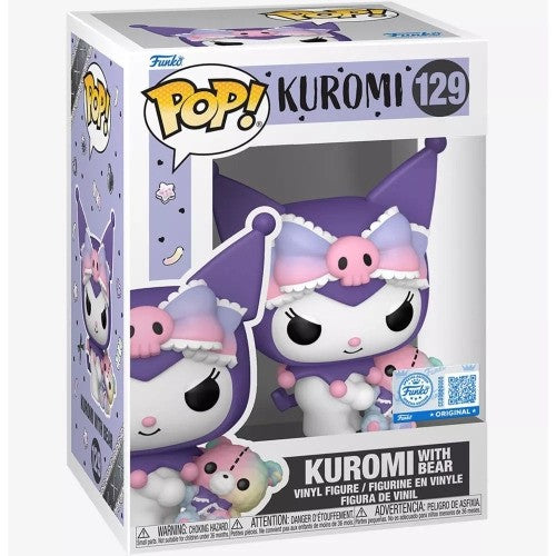Funko Pop! Kuromi - Kuromi with Bear Exclusive #129 With Protector