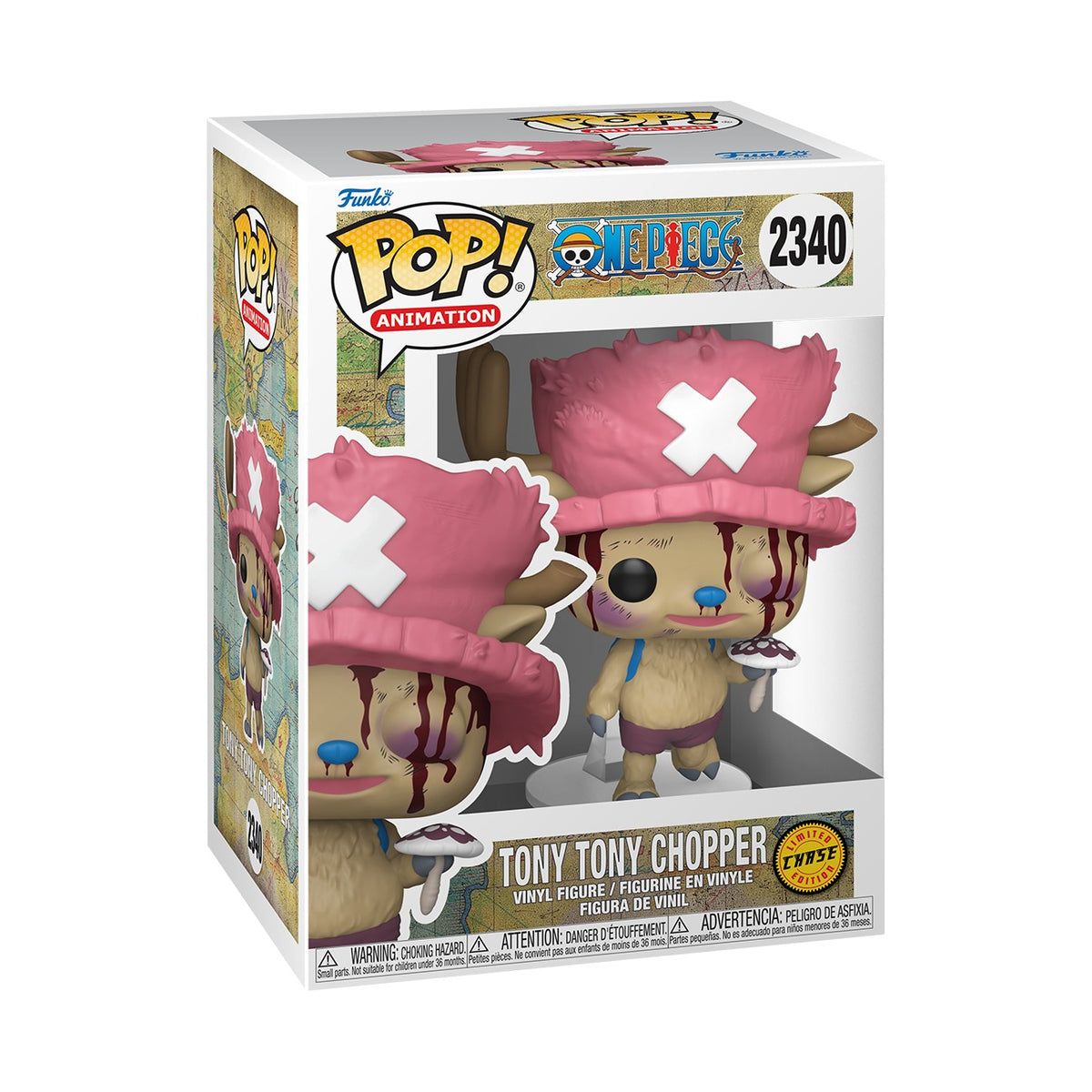 Funko Pop! Animation: One Piece – Tony Tony Chopper Chase #2340 With Protector