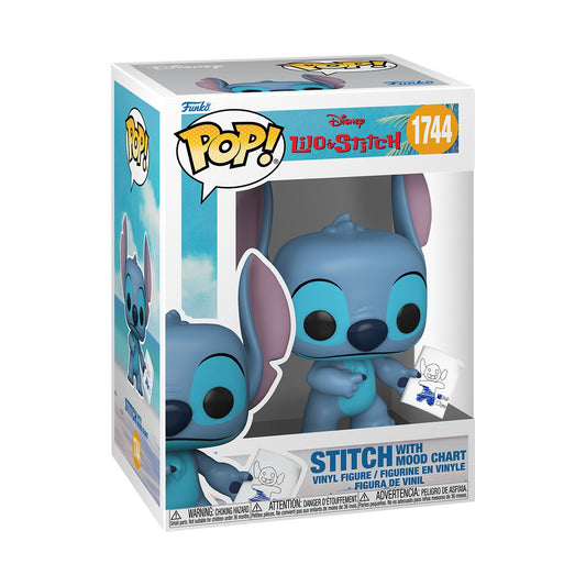 Funko Pop! Disney: Lilo & Stitch – Stitch Mood Chart #1744 With Protector