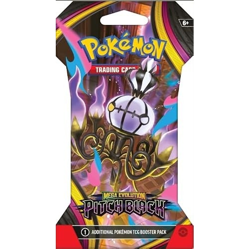 Pokémon Mega Evolution Pitch Black Sleeved Booster Pack