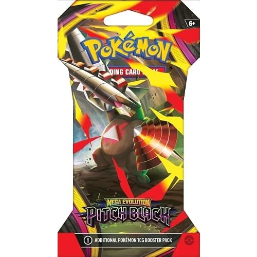 Pokémon Mega Evolution Pitch Black Sleeved Booster Pack