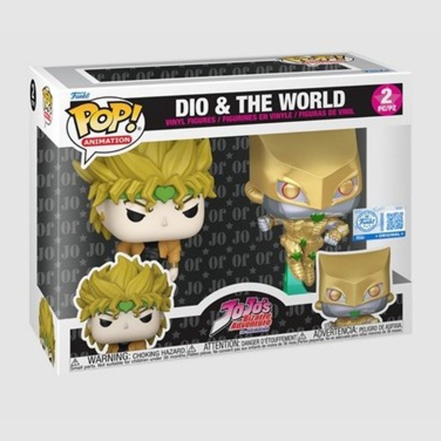 Funko Pop! Animation: JoJo's Bizarre Adventure DIO & The World 2-Pack Exclusive