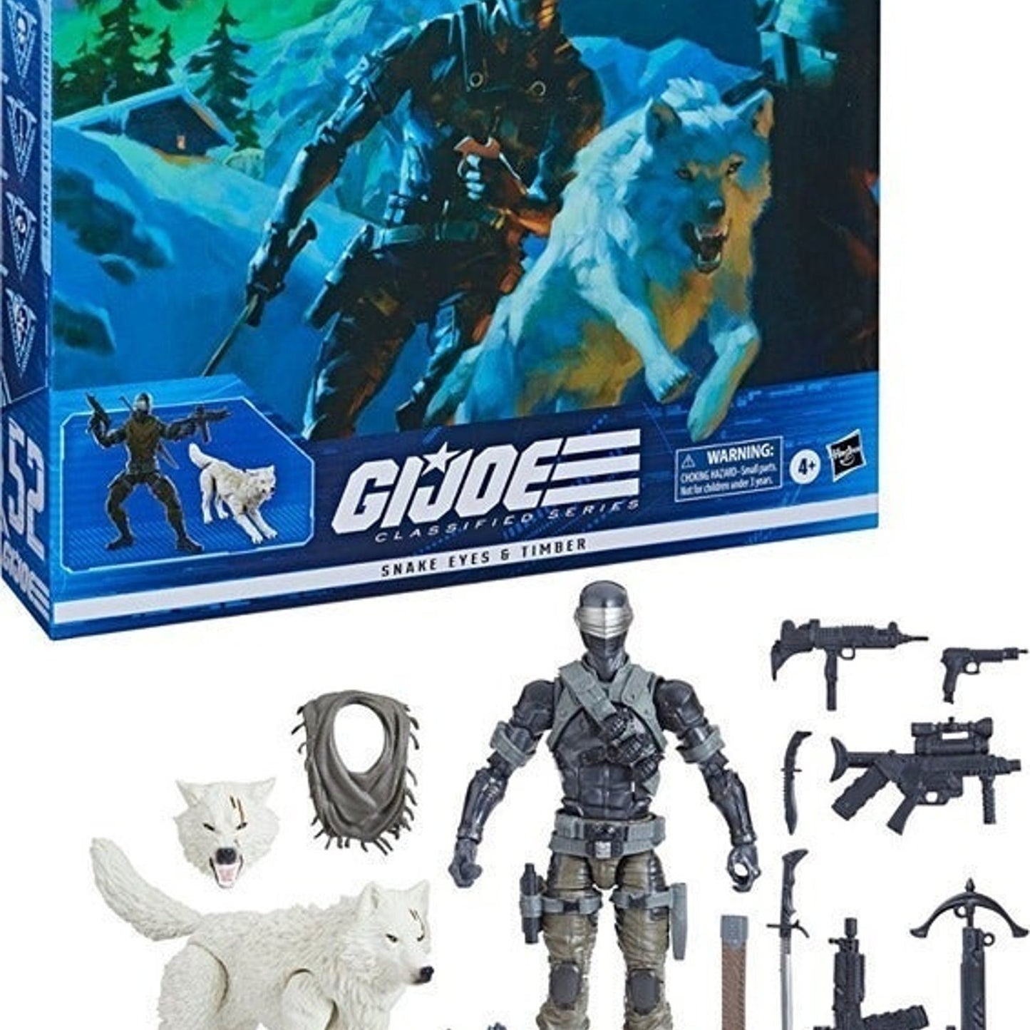 G.I. Joe Classified Snake Eyes and Timber Figures