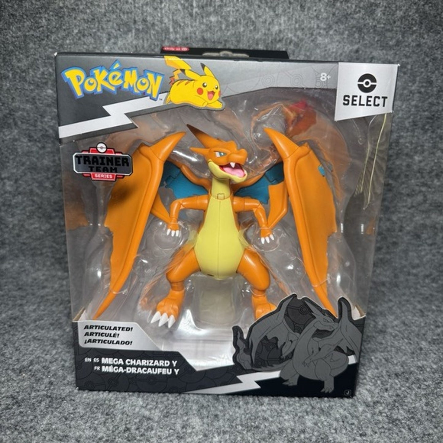Pokémon Select: Mega Charizard Y 6-Inch Super-Articulated Exclusive Action Figure