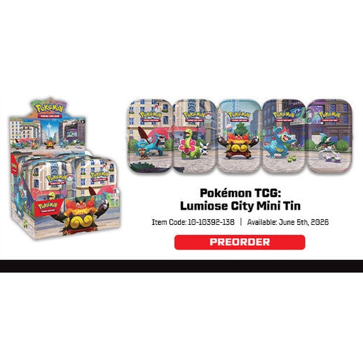 Pokémon TCG: Lumiose City Mini Tin