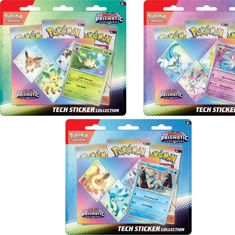 Pokémon TCG: Prismatic Evolutions Tech Sticker Collection