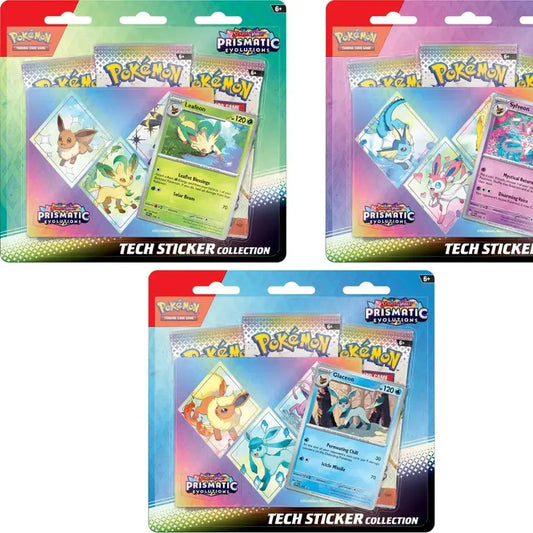 Pokémon TCG: Prismatic Evolutions Tech Sticker Collection