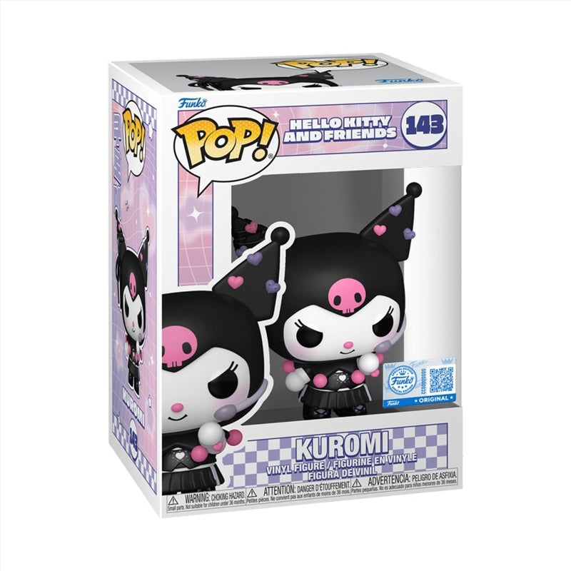 Funko Pop! Sanrio: Hello Kitty and Friends - Kuromi K-Pop #143 With Protector