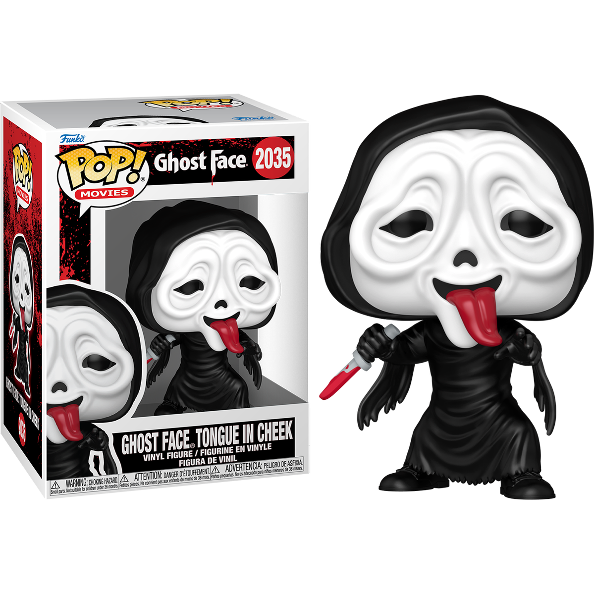 Funko Pop! Movies: Scream – Ghostface Tongue #2035 With Protector