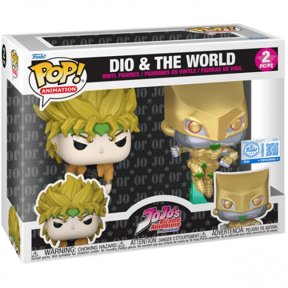 Funko Pop! Animation: JoJo's Bizarre Adventure DIO & The World 2-Pack Exclusive