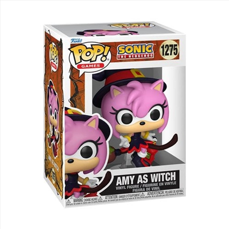 Funko Pop! Games: Sonic the Hedgehog - Amy as Witch #1275 With Protector