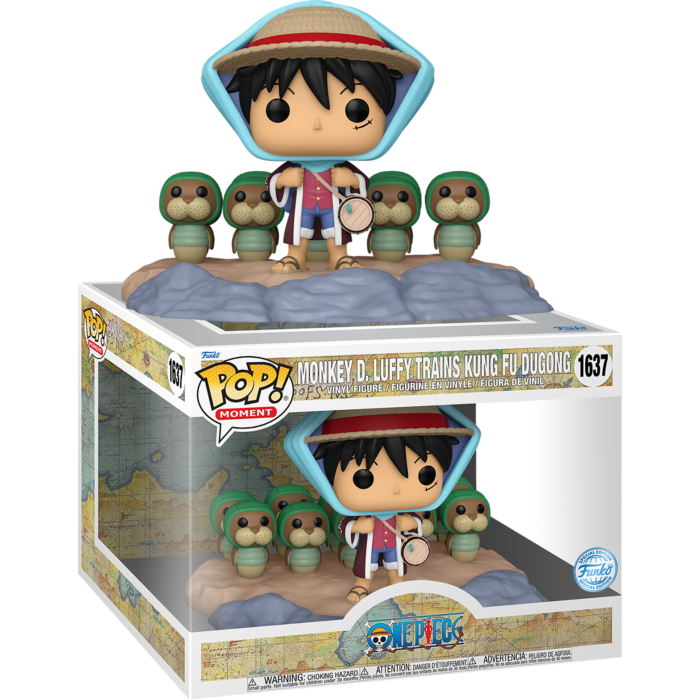 Funko Pop! Moment: One Piece - Luffy Trains Kung Fu Dugong #1637 Exclusive