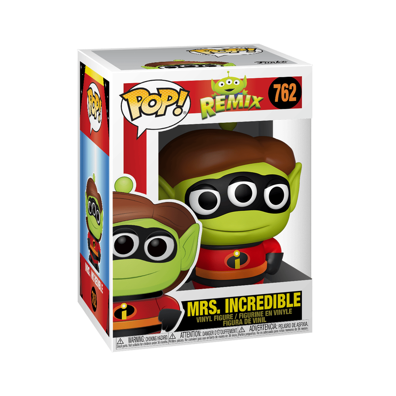 Funko Pop! Disney Pixar Alien Remix - Mrs. Incredible #762 With Protector