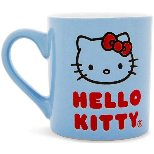 Hello Kitty - Blue Hello Kitty with Red Bow 14 Ounce Mug