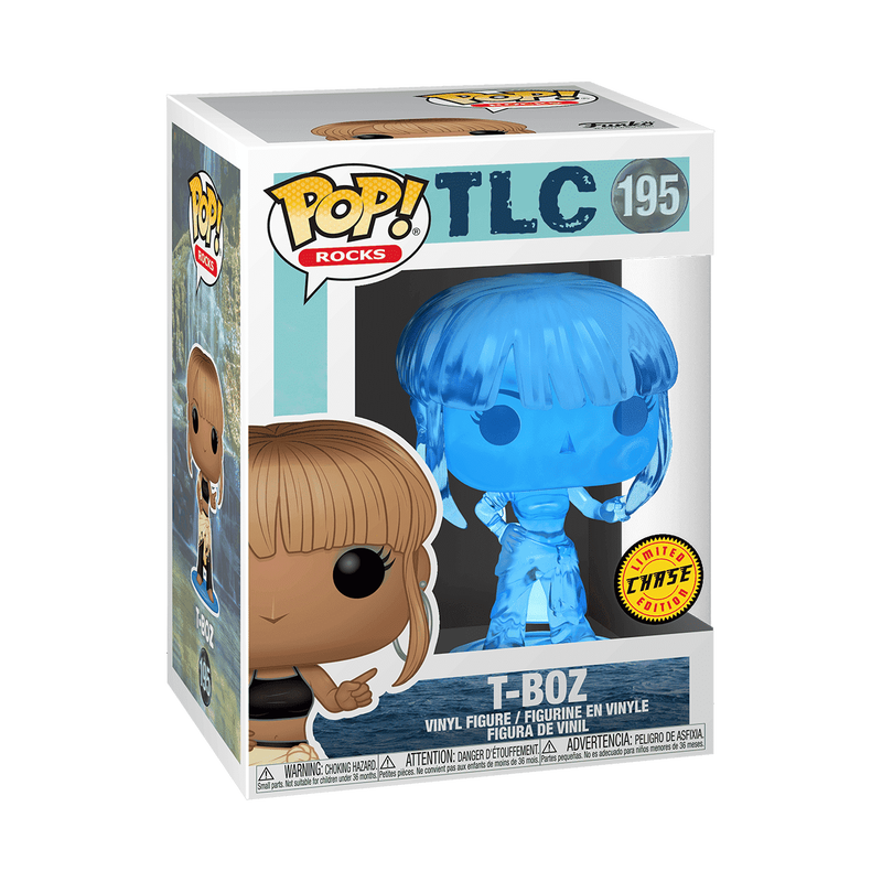 Funko Pop! Rocks: TLC - T-Boz #195 Chase With Protector