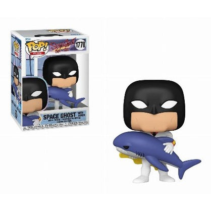 Funko Pop! Plus: Space Ghost Coast to Cost - Space Ghost with Shark #1770 With Protector
