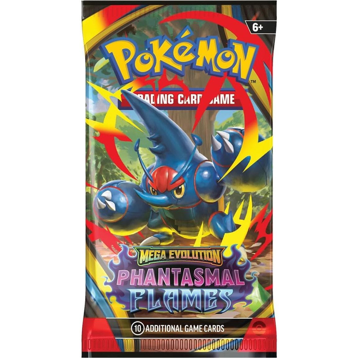 Pokémon TCG: Mega Evolution Phantasmal Flames Sleeved Booster Pack
