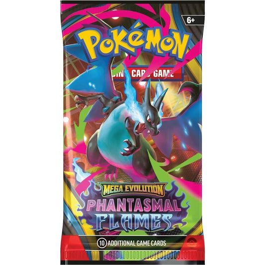 Pokémon TCG: Mega Evolution Phantasmal Flames Sleeved Booster Pack