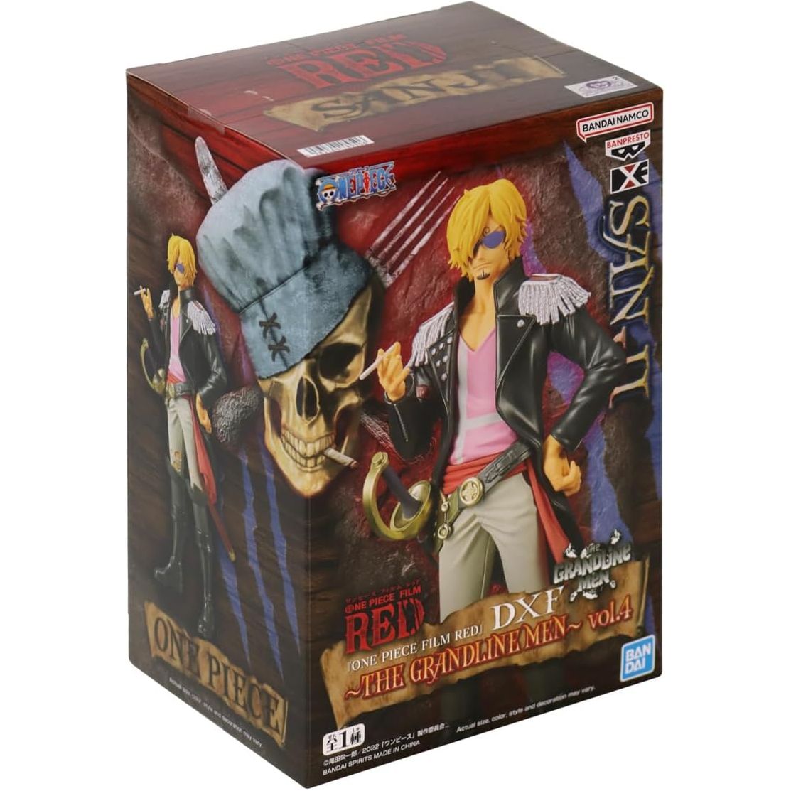 Banpresto One Piece Dxf The Grandline Men Vol.4 Vinsmoke Sanji Statue