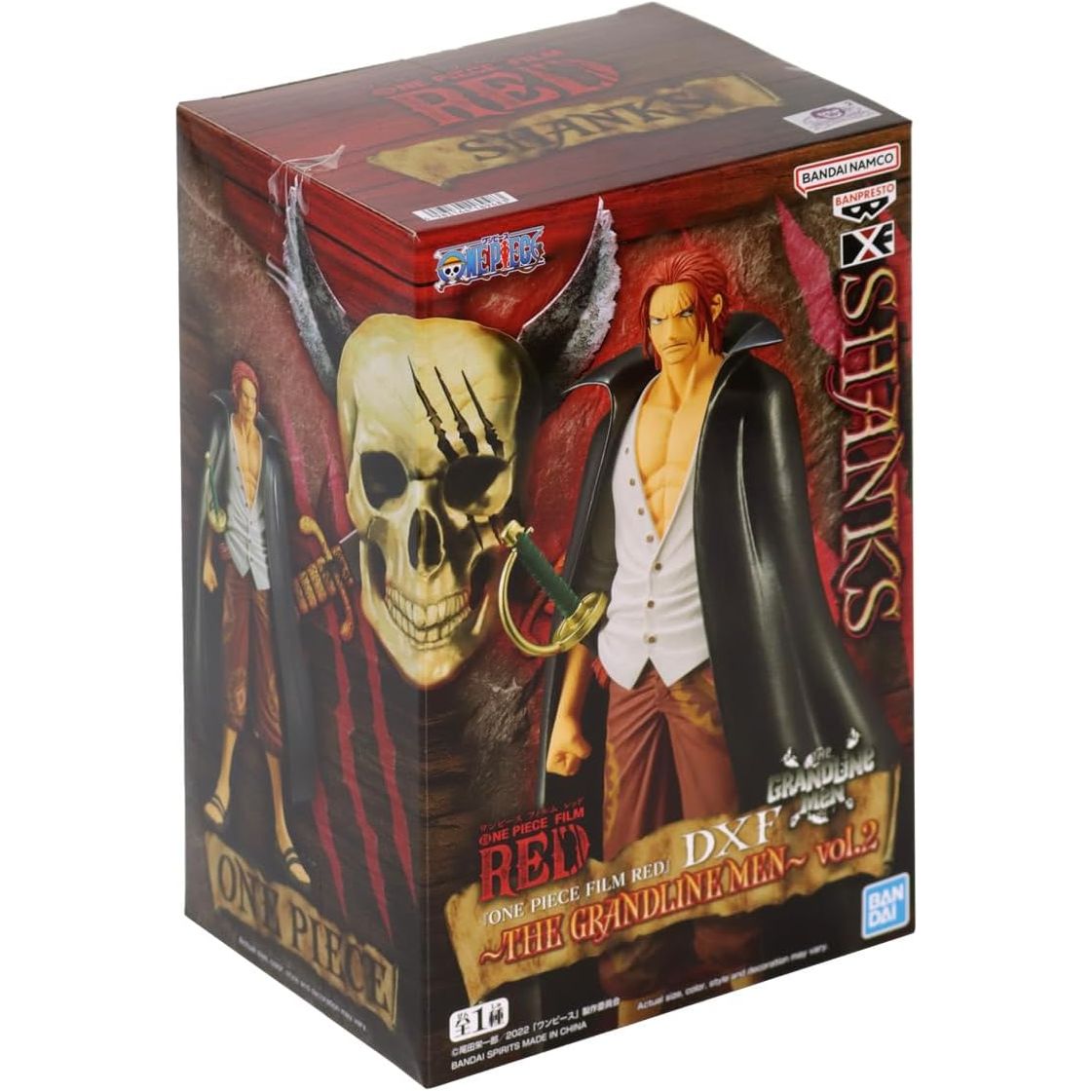 Banpresto One Piece Dxf The Grandline Men Vol.2 Shanks Statue